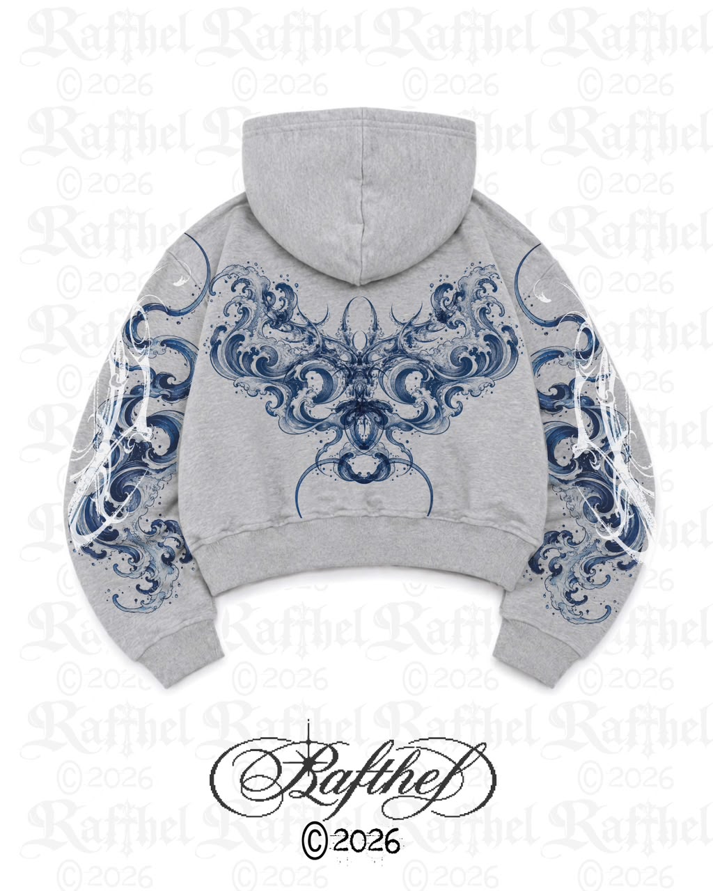 HOODIE AZURE CHAOS