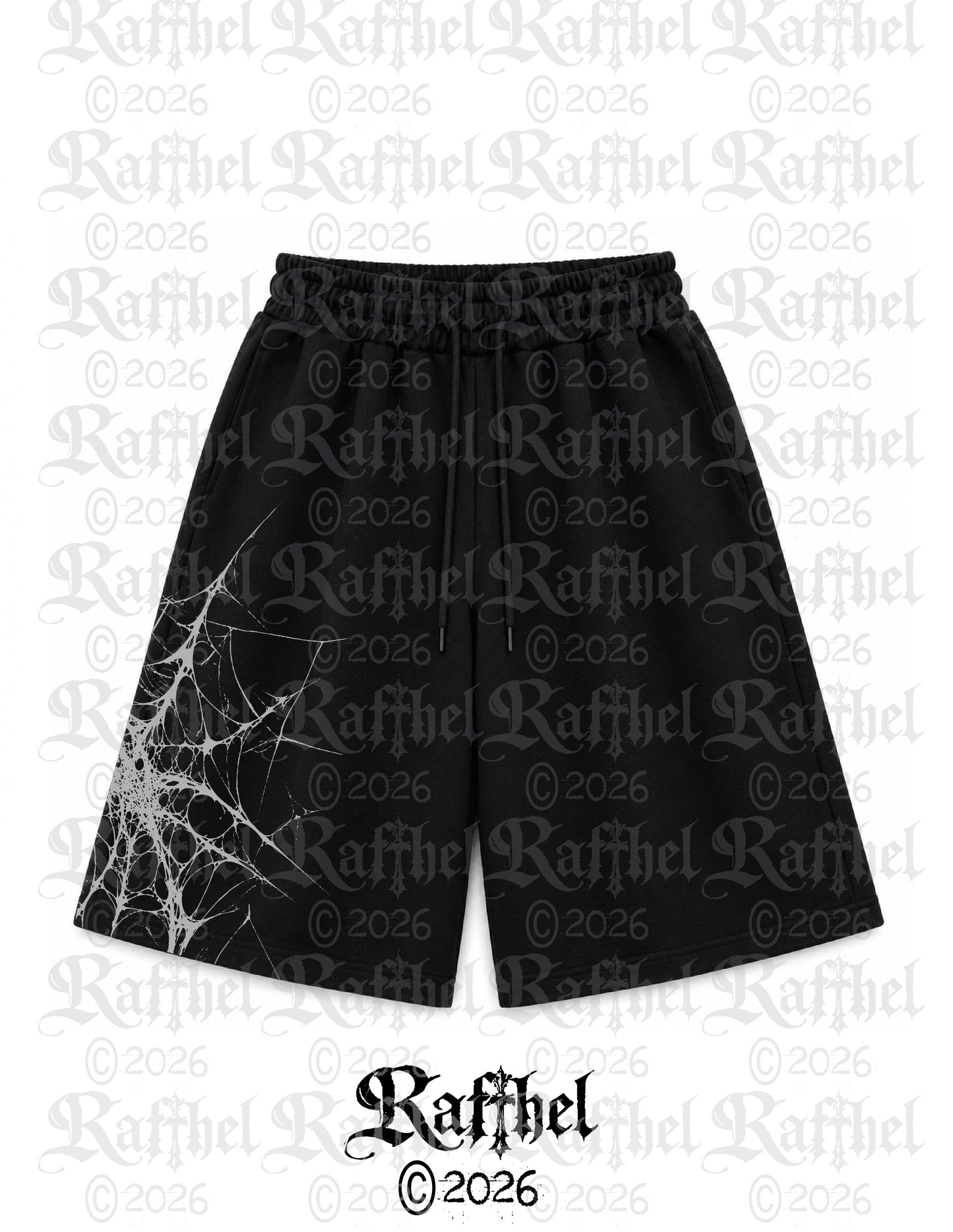 WEB VEIL SHORTS SPIDER