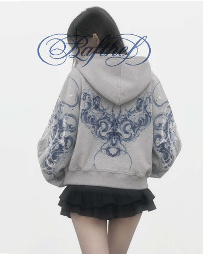HOODIE AZURE CHAOS