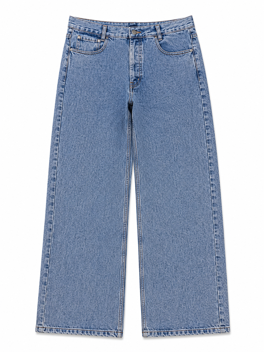 LIGHT WASH BAGGY JEANS