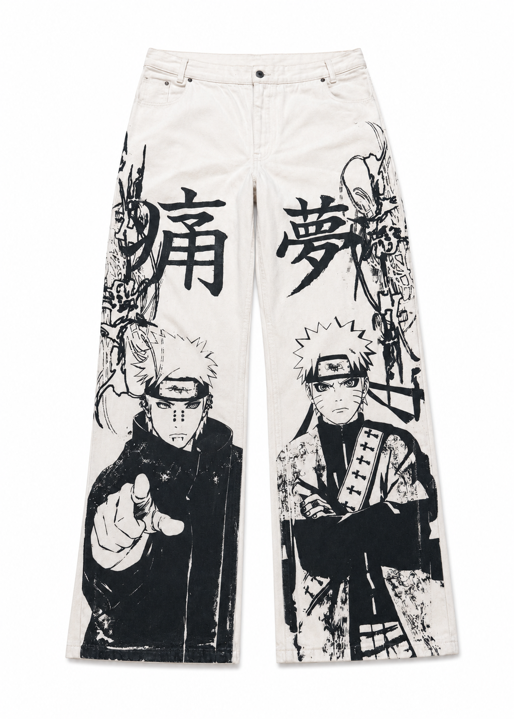 CREAM BAGGY CUSTOM