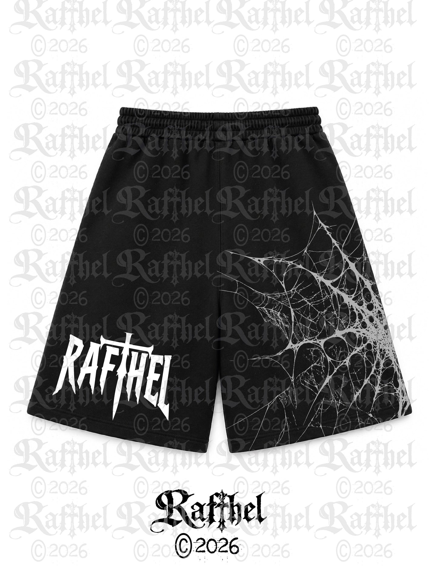 WEB VEIL SHORTS SPIDER
