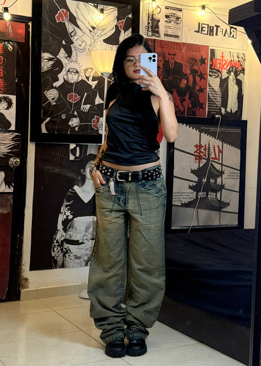 VINTAGE ACID WASH DENIM