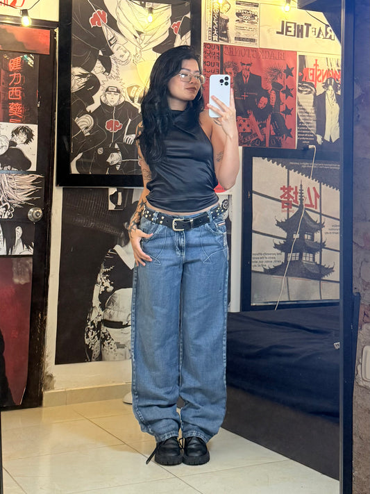 EMBOIDERED JEANS