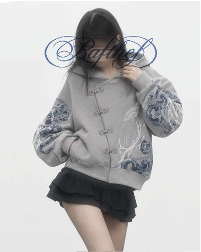 HOODIE AZURE CHAOS