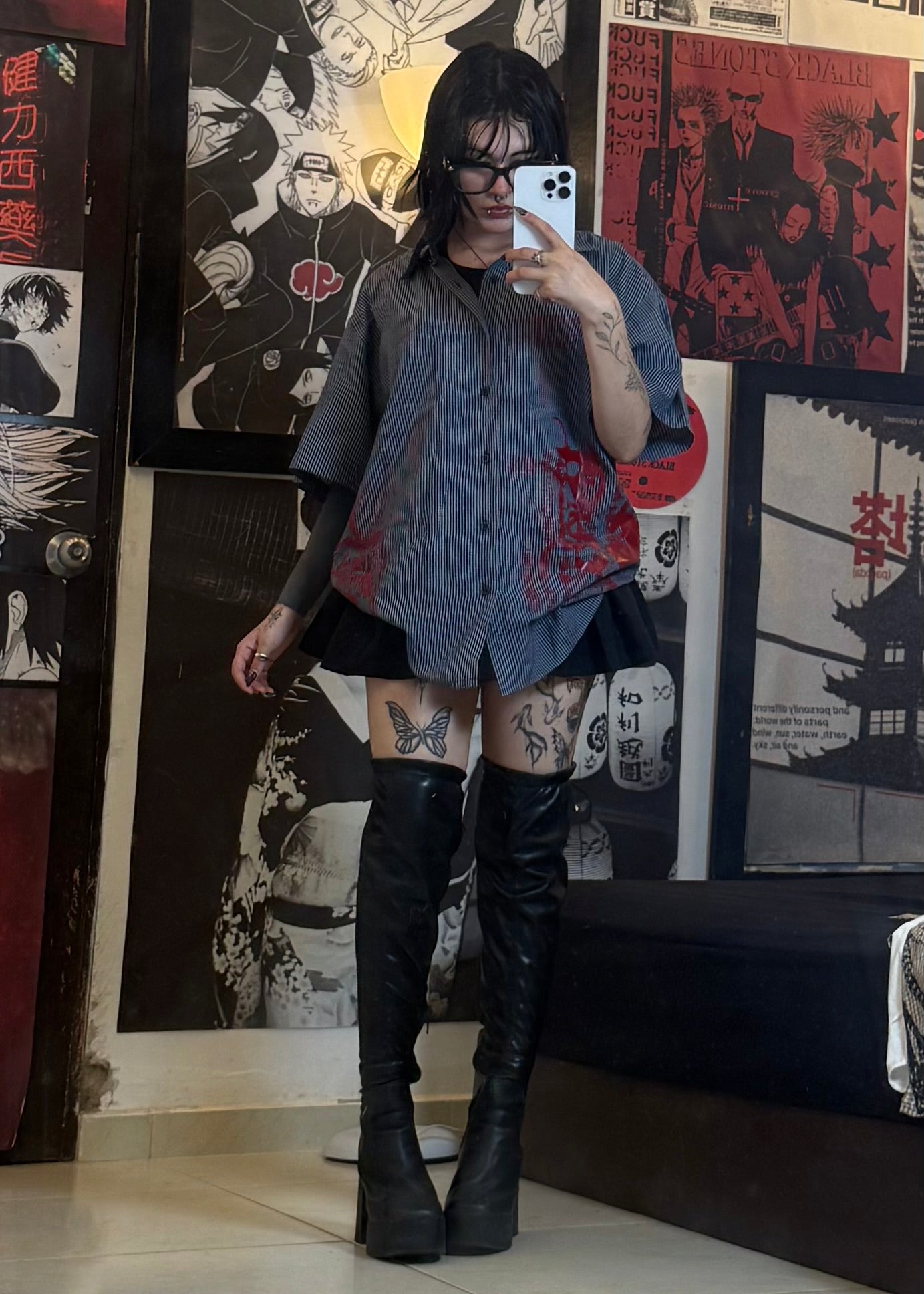 BLUE CHECK ARCHIVE SHIRT