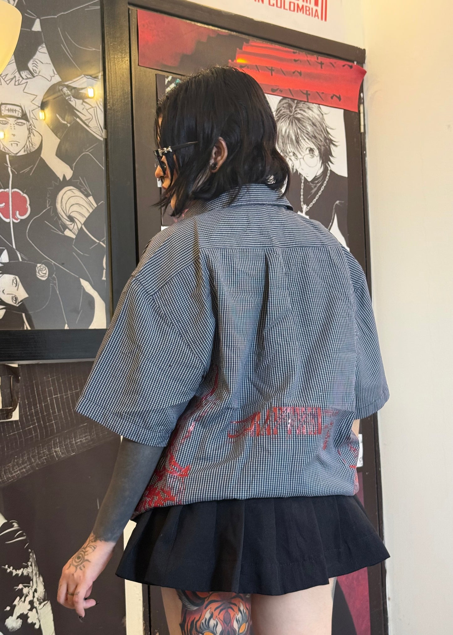 BLUE CHECK ARCHIVE SHIRT