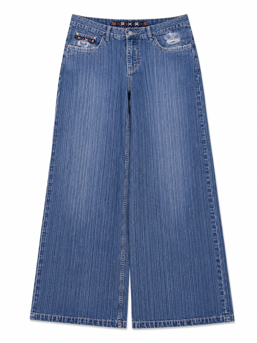 RETRO STRIPED JEANS