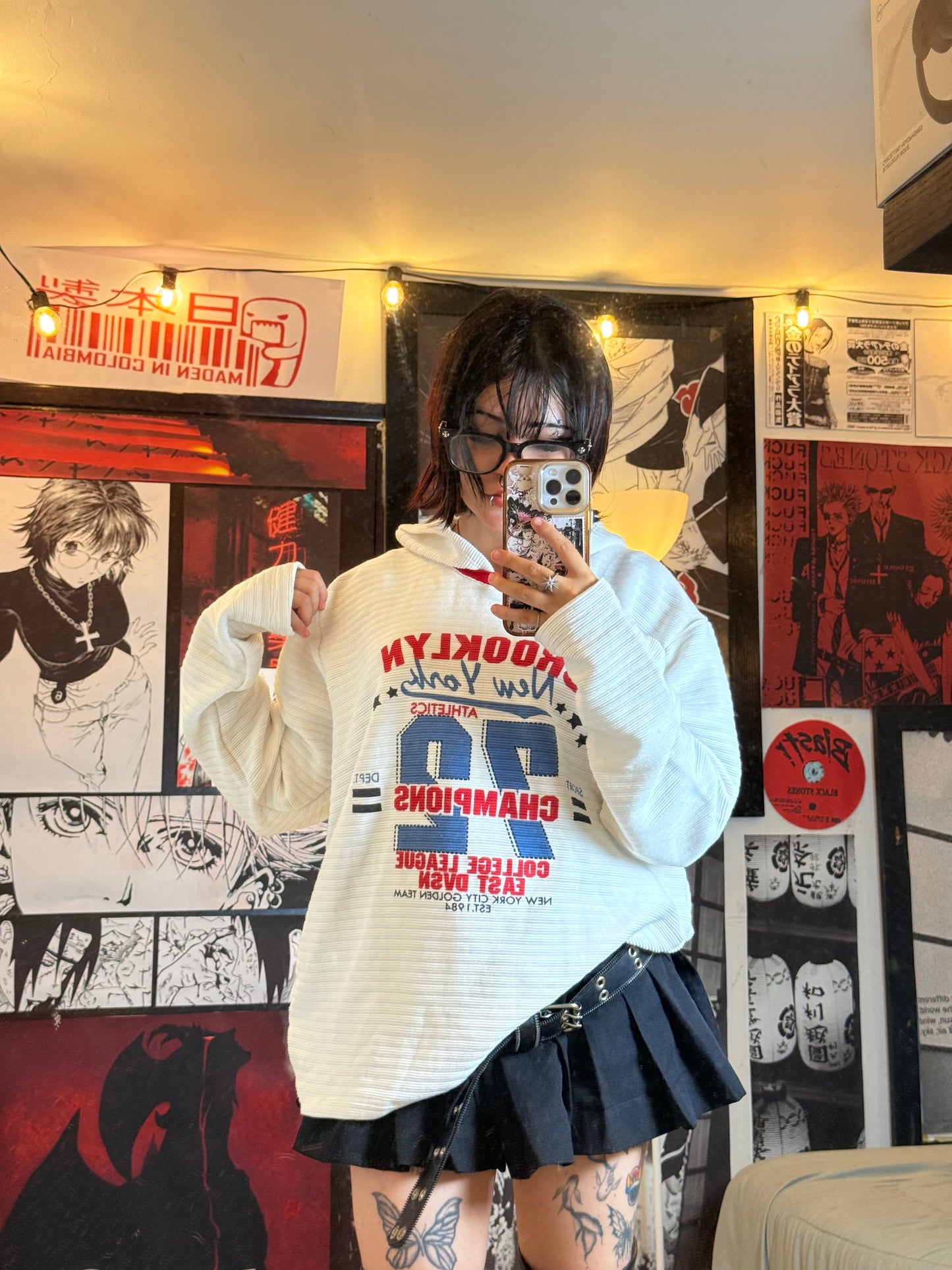 IVORY RIBBED HOODIE