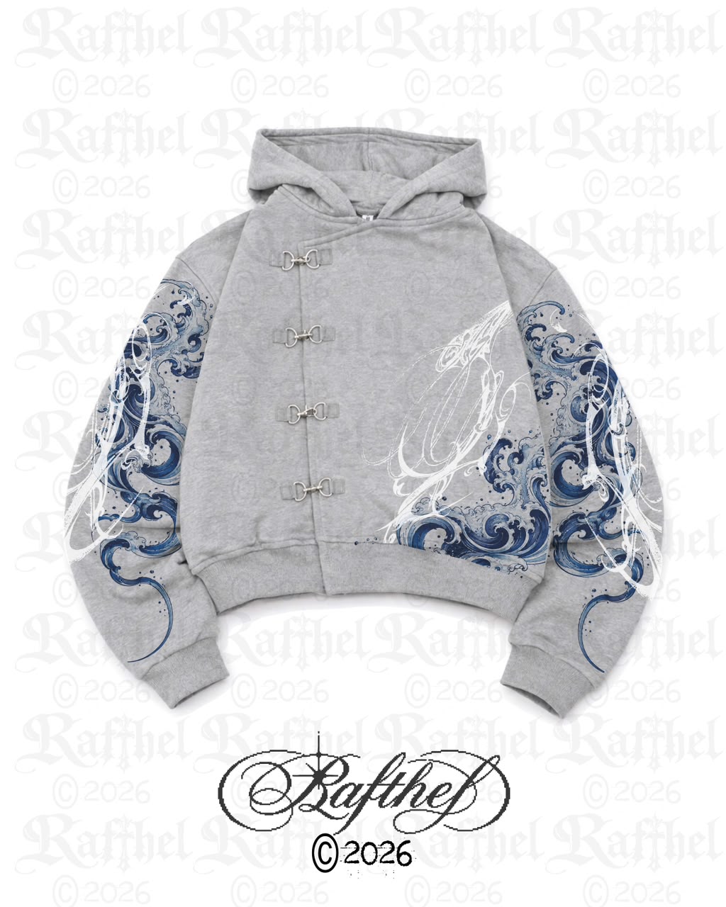 HOODIE AZURE CHAOS