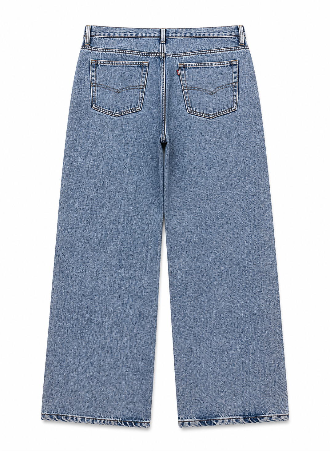 LIGHT WASH BAGGY JEANS