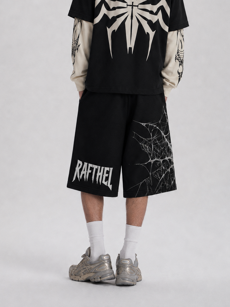 WEB VEIL SHORTS SPIDER