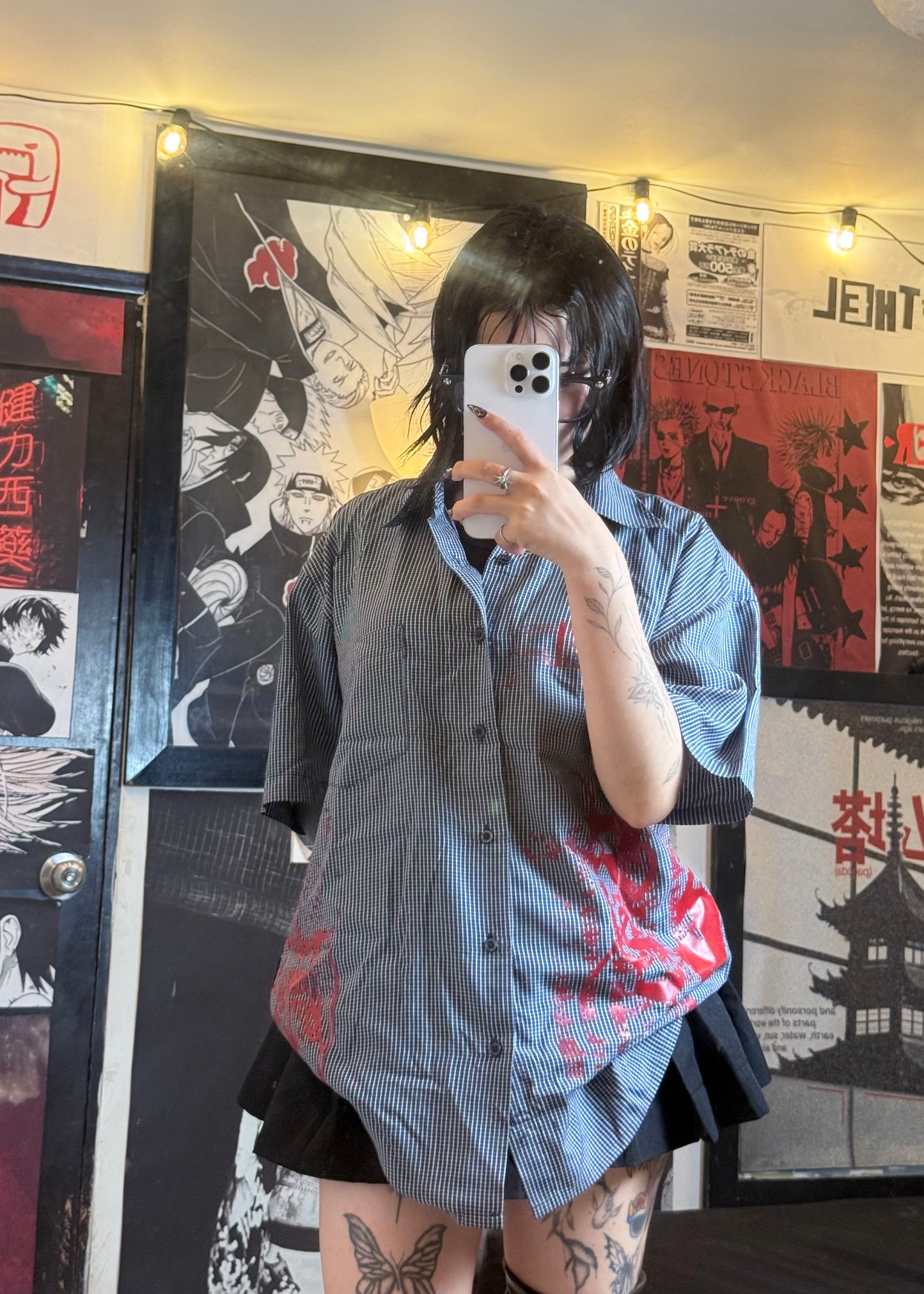 BLUE CHECK ARCHIVE SHIRT