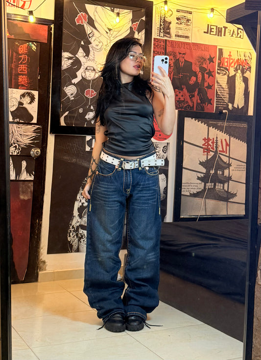 WESTERN EMBROIDERED DENIM