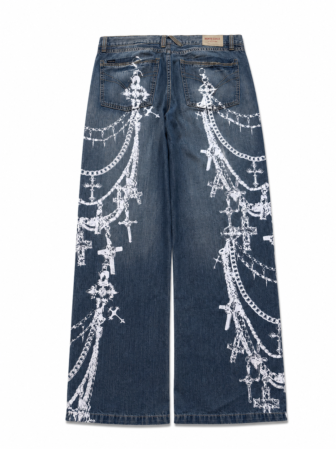 PINSTRIPE RECONSTRUCTED DENIM