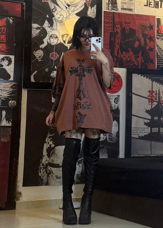 CRIMSON CROSS ARCHIVE TEE
