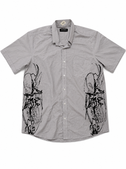 ASH CHECK BUTTON UP CUSTOM