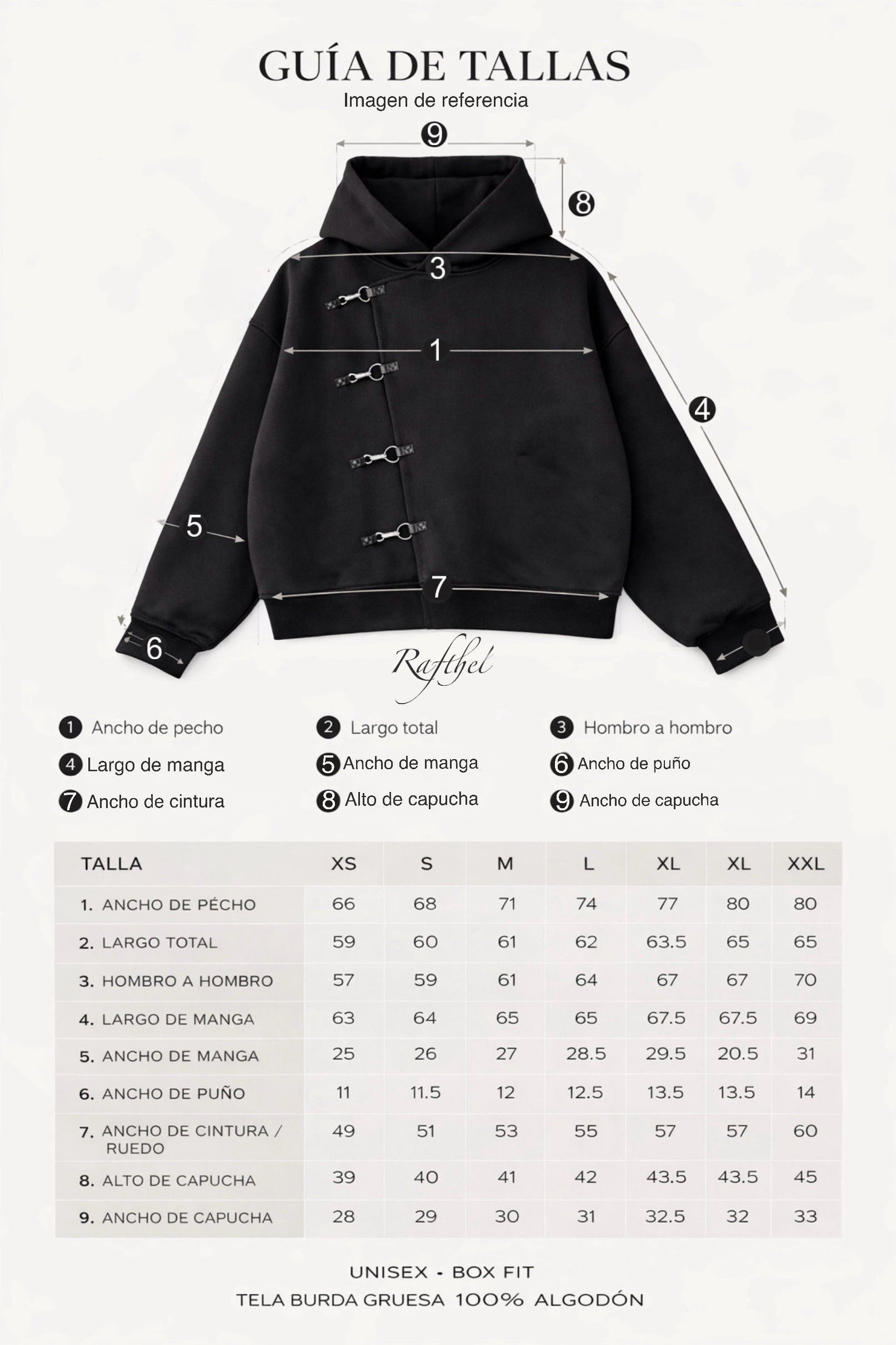 HOODIE BLACK YUTA – RAFTHEL