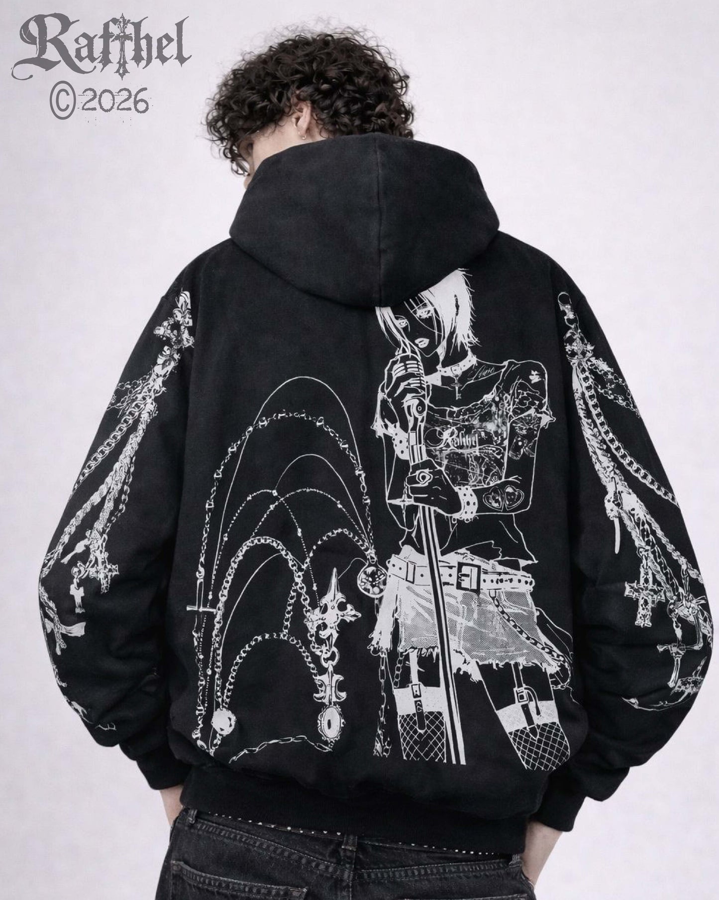 HOODIE NEGRO NANA OSAKI