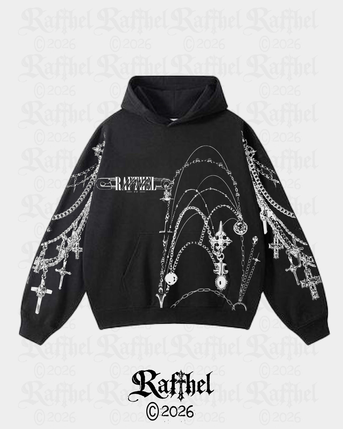 HOODIE NEGRO NANA OSAKI