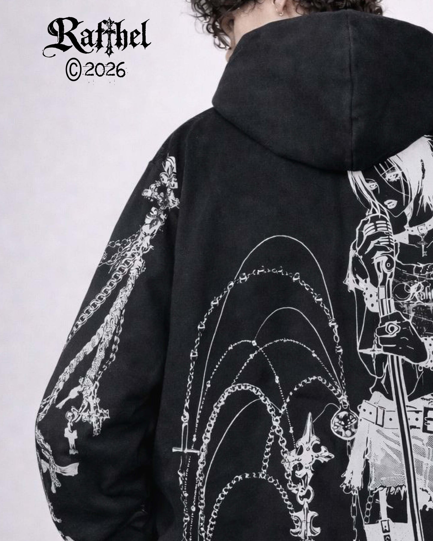 HOODIE NEGRO NANA OSAKI
