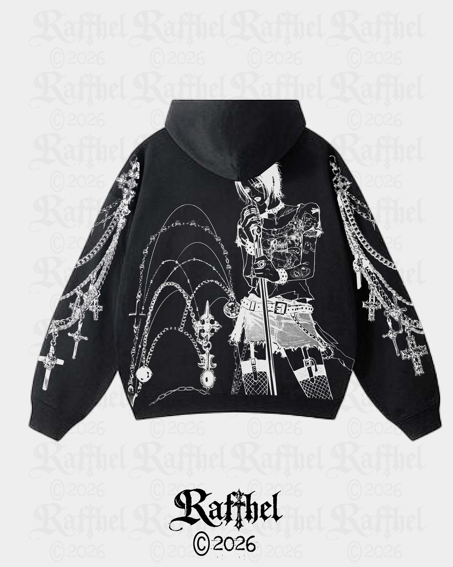 HOODIE NEGRO NANA OSAKI